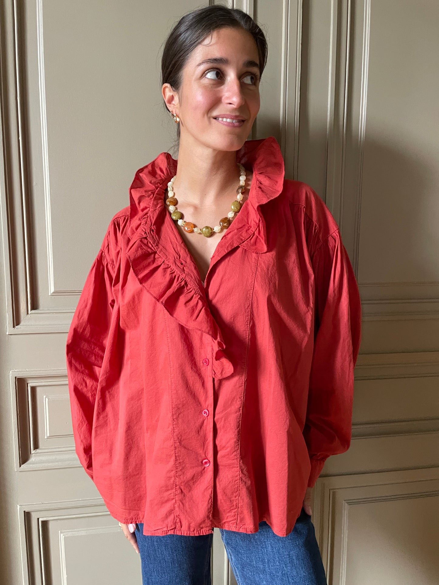 CHEMISE MIRANDA CORAIL