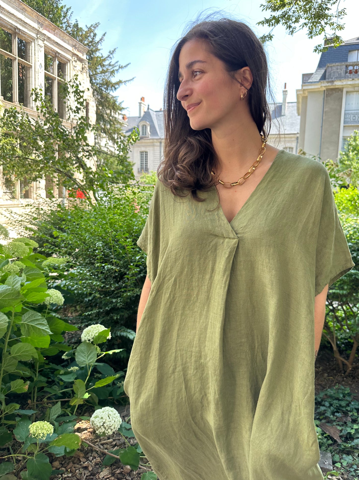 ROBE INA LIN VERTE