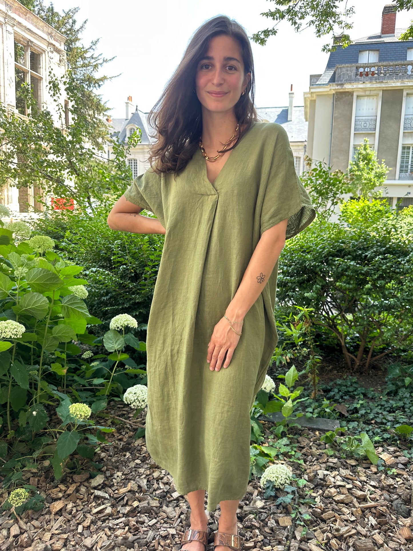 ROBE INA LIN VERTE