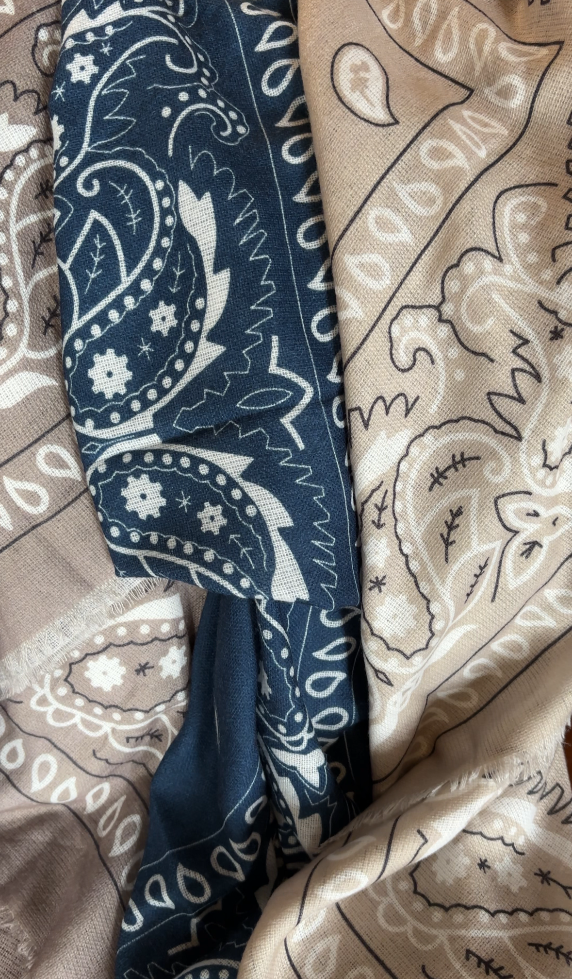 FOULARD MATHIS GRIS FONCÉ