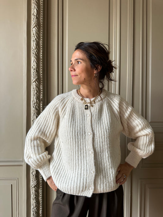 GILET CLEO BLANC