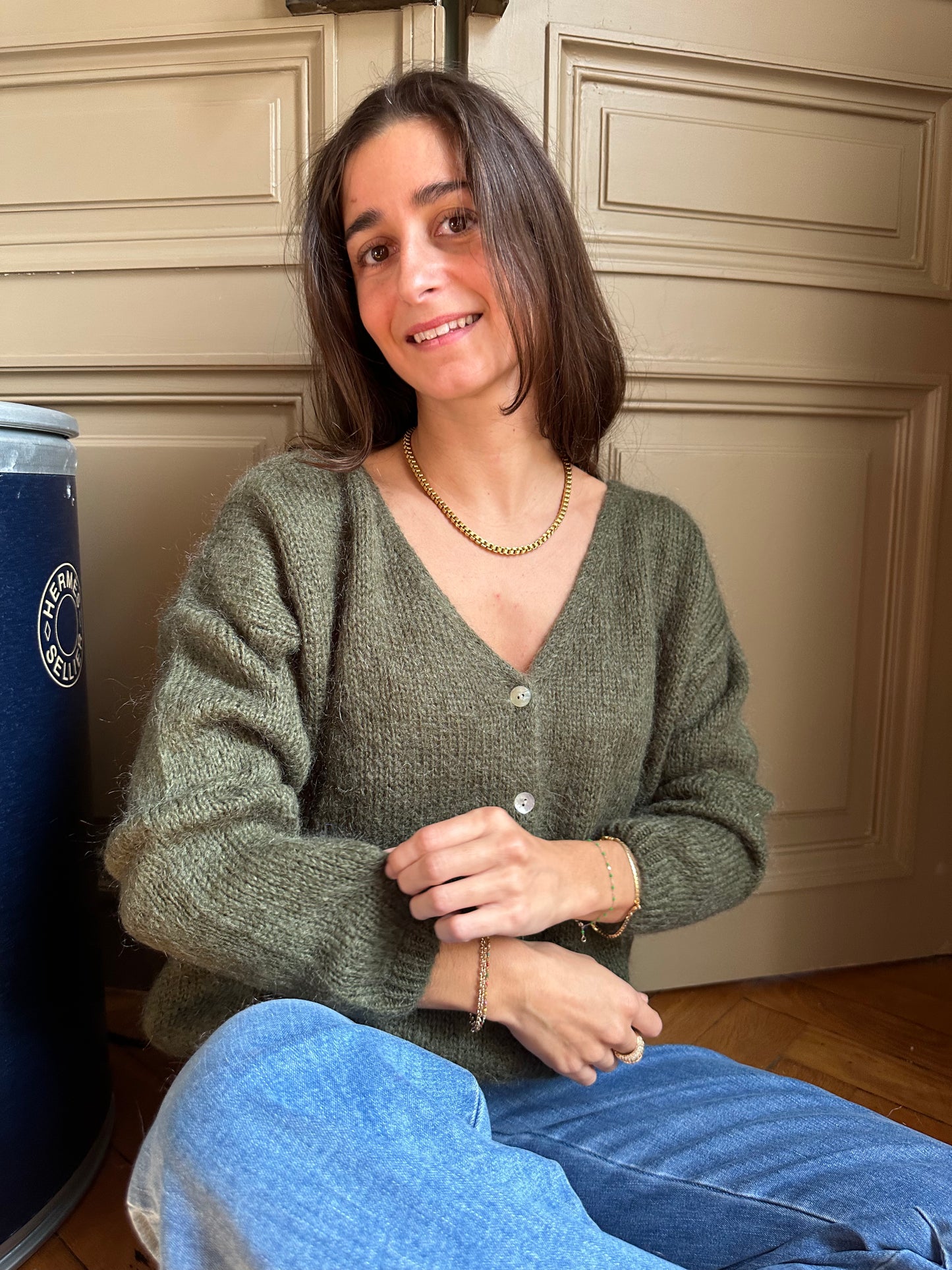 GILET ROSALIE KAKI