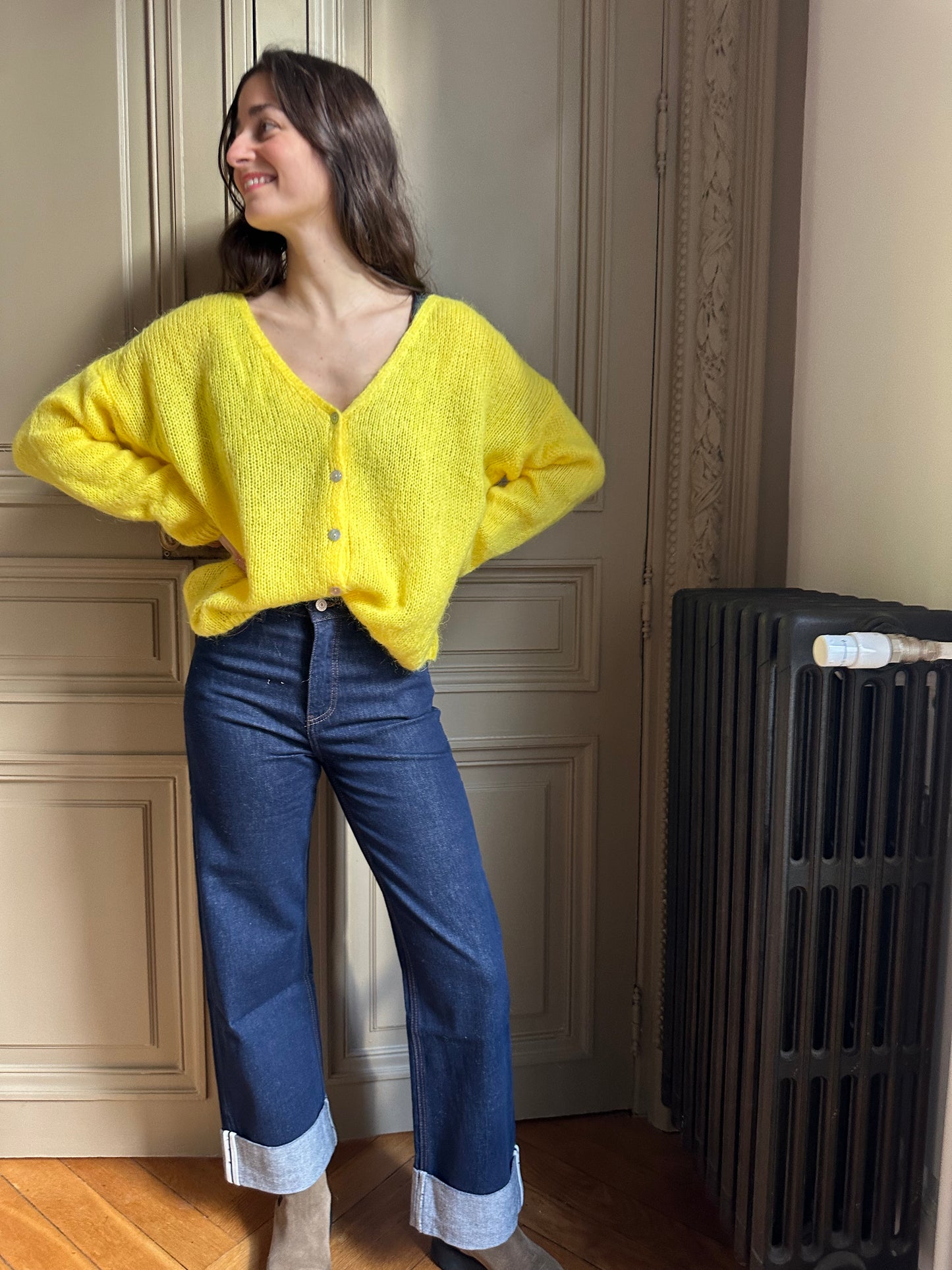GILET ROSALIE JAUNE