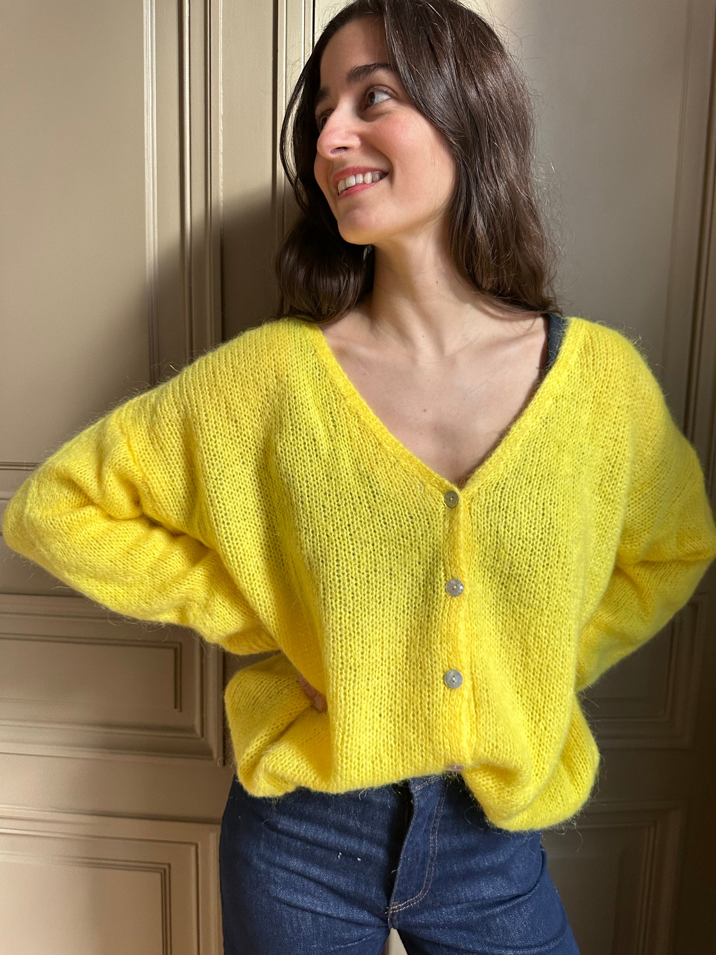 GILET ROSALIE JAUNE
