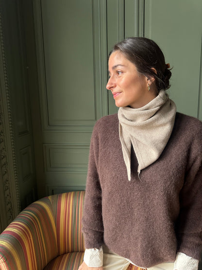 ECHARPE TRIANGLE CACHEMIRE
