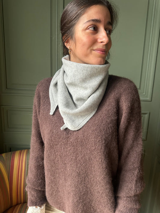 ECHARPE TRIANGLE CACHEMIRE