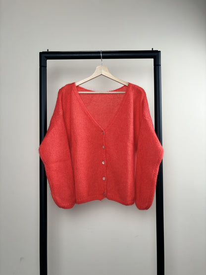 GILET ROSALIE CORAIL