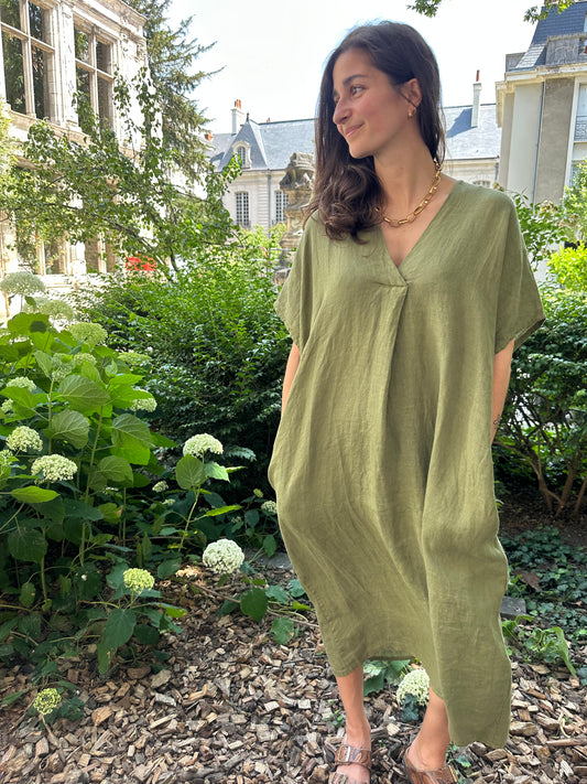 ROBE INA LIN VERTE