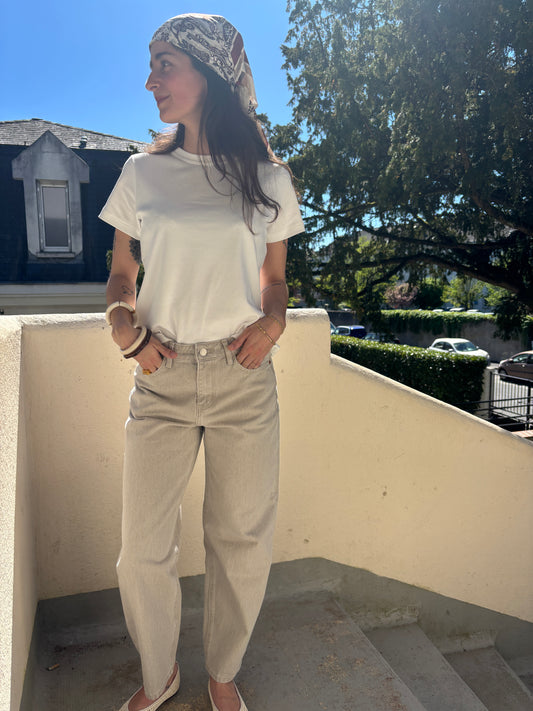 JEAN BARREL TAUPE