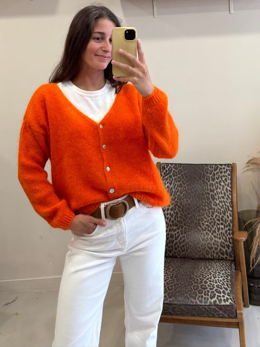 GILET ROSALIE ORANGE