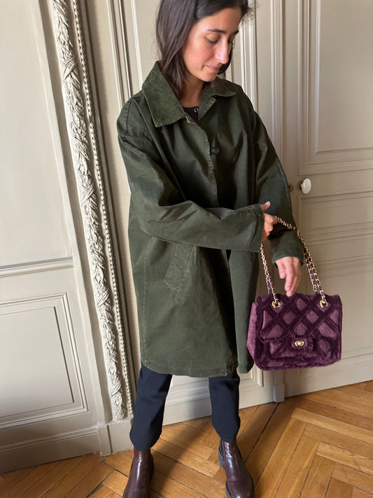 VESTE LONGUE SUZANNE KAKI