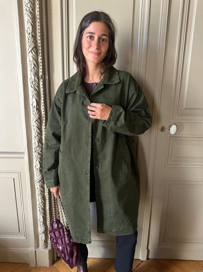 VESTE LONGUE SUZANNE KAKI