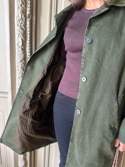VESTE LONGUE SUZANNE KAKI