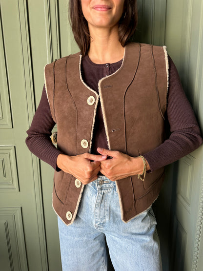 GILET SANS MANCHES REVERSIBLE SOLANGE