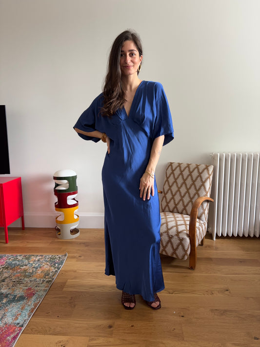 ROBE AMELIA BLEU ROYAL