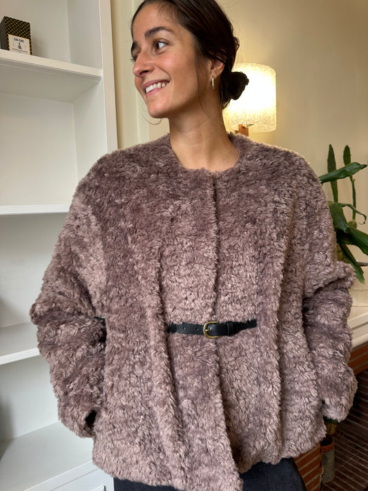 MANTEAU MOUMOUTTE TAUPE
