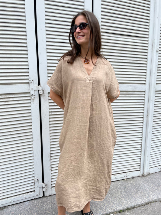 ROBE INA LIN CAMEL