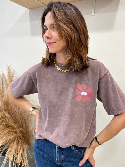 TSHIRT ALIA MARRON
