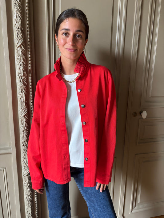 VESTE CÉCILETTE CORAIL