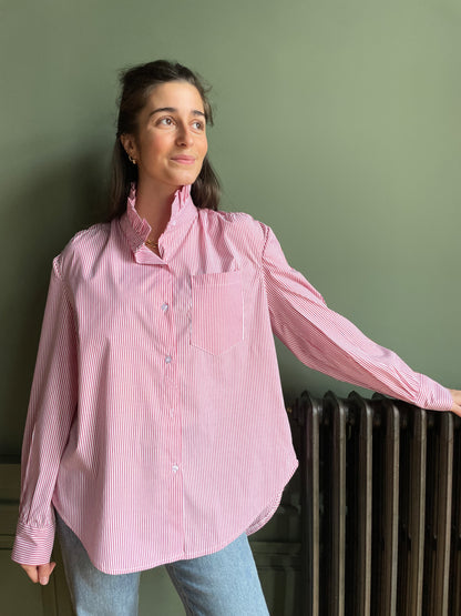 CHEMISE GARANCE ROUGE