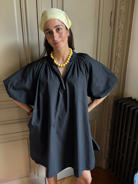ROBE AMBRE NOIR