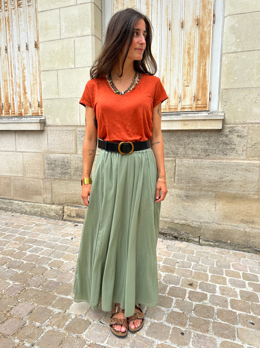 JUPE ISALINE VERTE